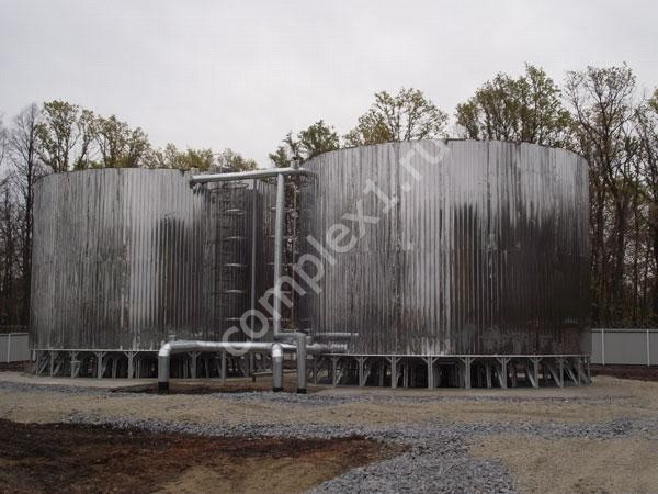Резервуары 600 м3 (2х300) для водозабора